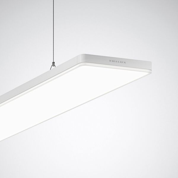 Suspended luminaires Lunexo H Prisms White ETDD 75W 8300lm Wide reduced glare UGR19 (W19) IK03 3 SDCM 6826551 image 1