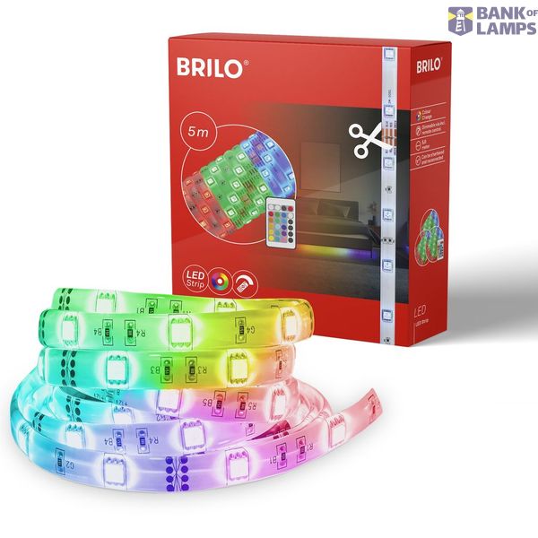 RGB-LED flexible strip, white, 150xRGB-LED/0,12W image 1
