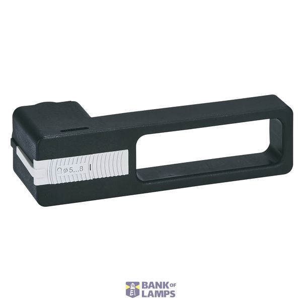 Standard front rotary direct control (black) for DSX for installation on plate image 2