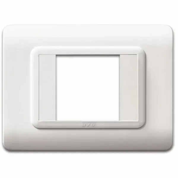44 MOULDED FR.PLATE WHITE        2M image 1