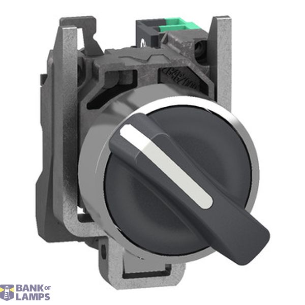 Metal SS 2-pos spr ret 1 NO Push-in image 1