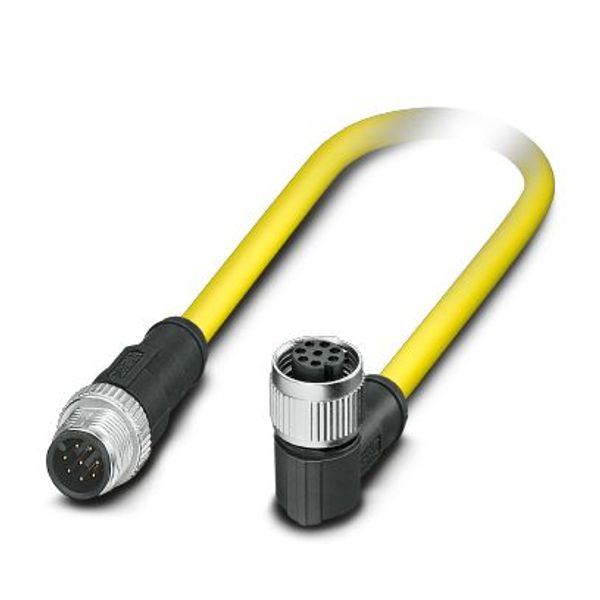 SAC-8P-M12MS/ 1,5-542/M12FR BK - Sensor/actuator cable image 2