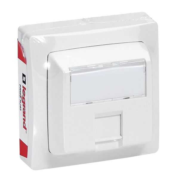 RJ45 socket category 5e FTP white image 2