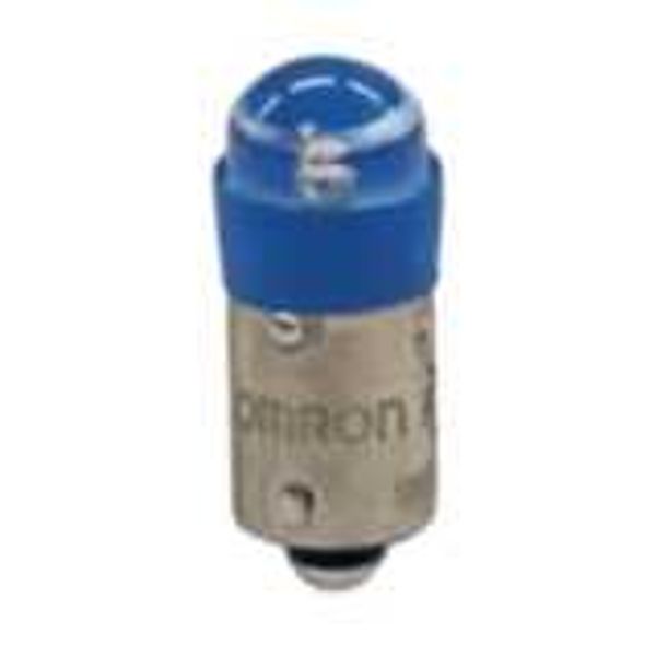 Pushbutton accessory A22NZ, Blue LED Lamp 6 VDC image 3