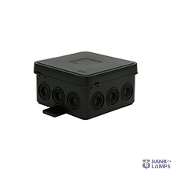 Puszka n/t 75x75x41 IP54 12-wl  V5 czarna image 1