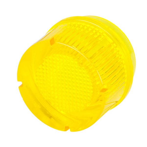 Yellow lens for projecting push-button image 1