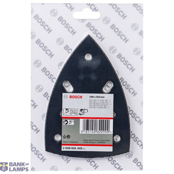 Sanding plate 100 x 150 mm image 1