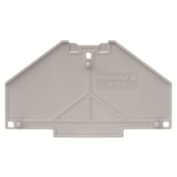 P-series, Partition plate, grey, 2 mm,  printed, D-A, horizontally image 2