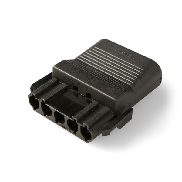 Coupler 5-p plug, str-rel, blk image 1