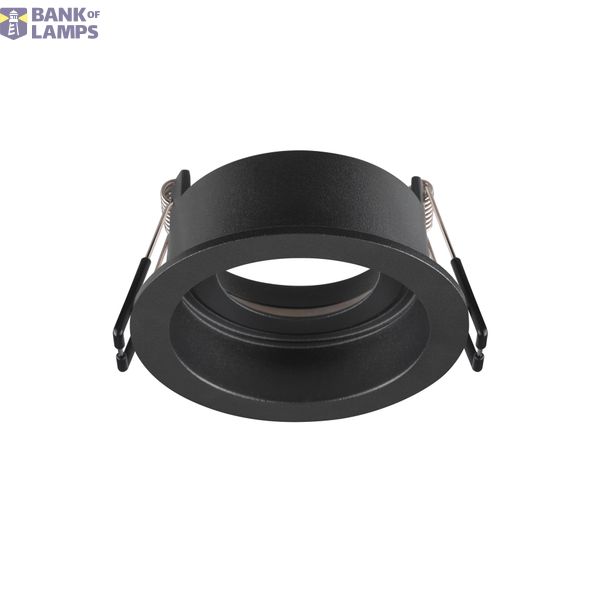 NEW TRIA® 68, ceiling installation ring, recessed, D: 8.2 H: 4.4 cm, IP 20, black image 1