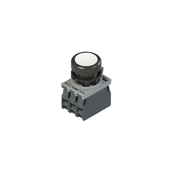 Complete unit with illuminated pushbutton, fixing adapter and contacts image 1