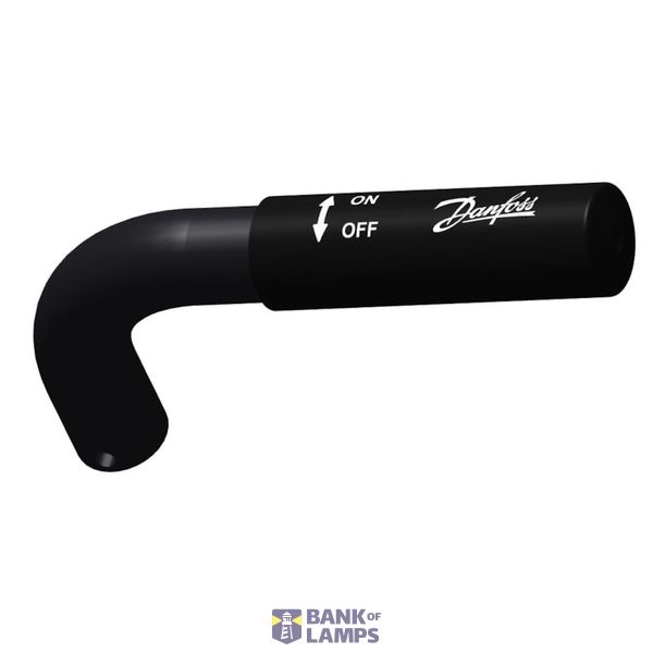 Handles, L-handle/Steel DN 15-32 RB / DN 15-25 FB with plastic grip image 1