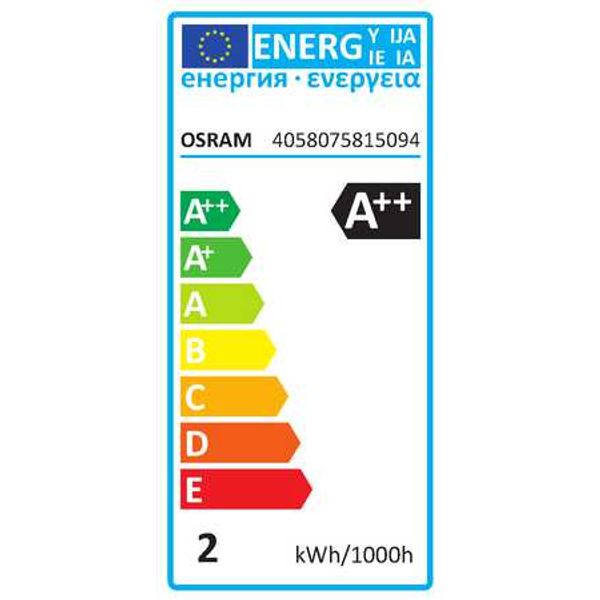 Spuldze FILAM. LED E14 1.6W P45 2700K 136Lm Ledvance image 2
