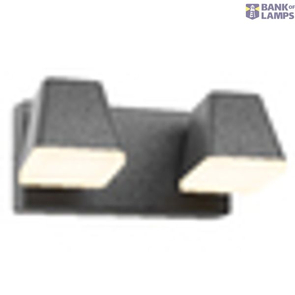 Zeta LED Square Double 20W 1300lm 3000K IP54 anthracite image 2