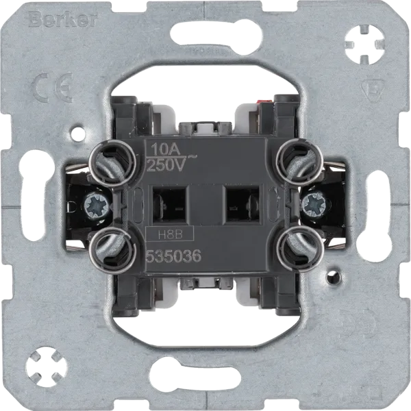 Push button, rocker, 6/0 shift, 10 A, 250 V~, instrument module image 1