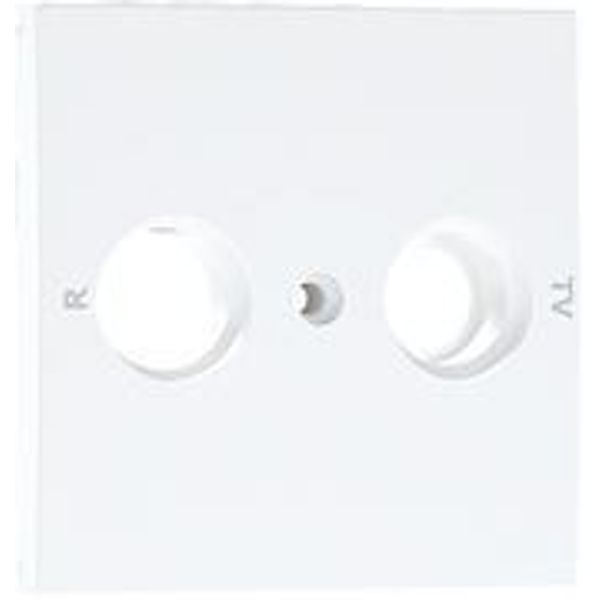 COV PLATE F/R-TV SOCK MULTIBRAND 2 OUTP ICE image 1