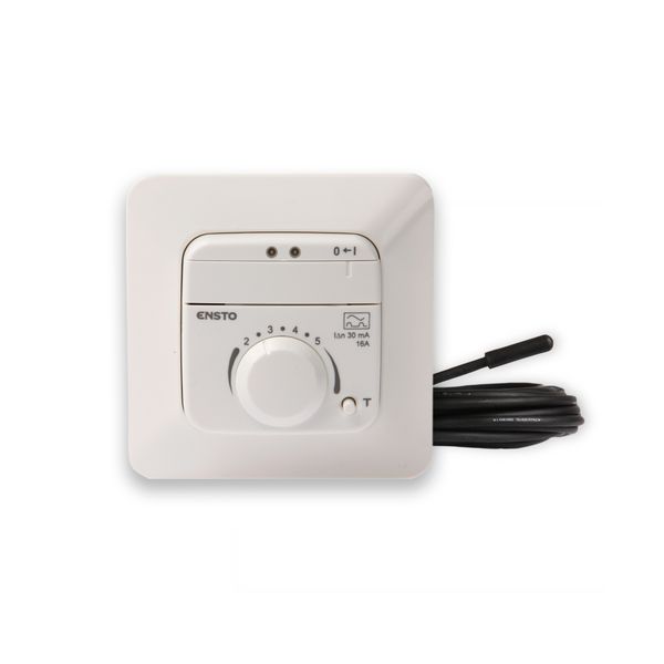 Floor heating thermostat ECO10BTW-J 10A IP31 RCD image 1