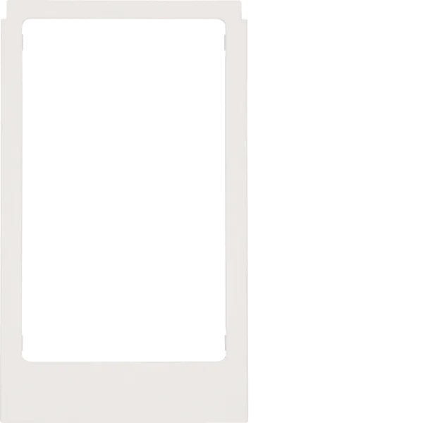 Design frame for KNX Touch Control 3.5", sharp edges, white, matt image 1