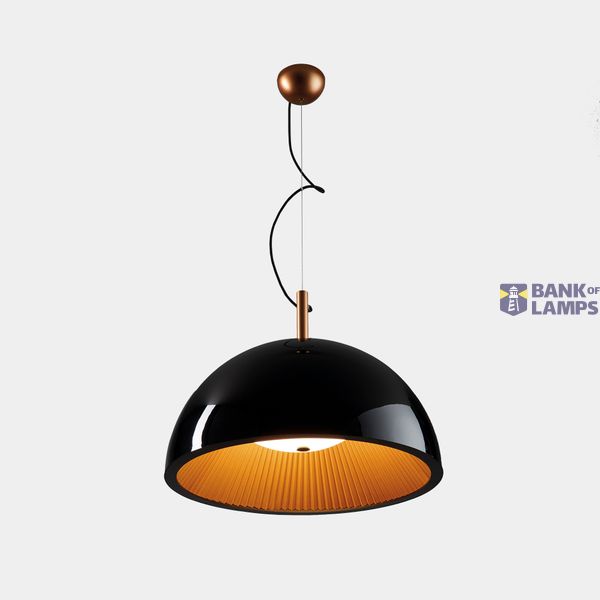 Pendant Umbrella Ø600 E14 11W 630lm Gold Black image 1