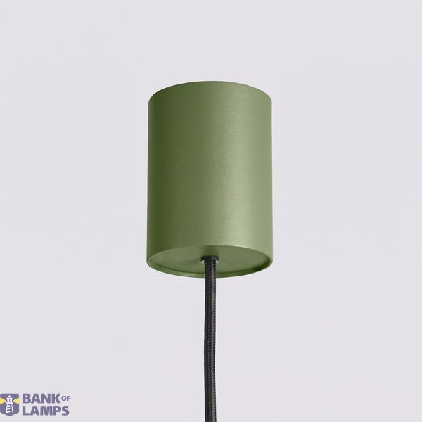 Chandelier KARBON 4 olive green image 3