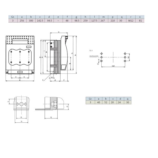 HRC fuse switch-disconnector 630A screws M12 image 4
