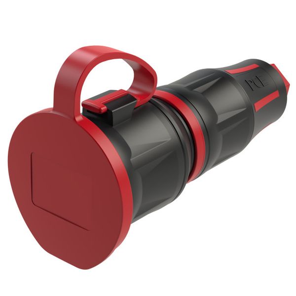 Rubber socket 16A 230V 3P IP54 image 3