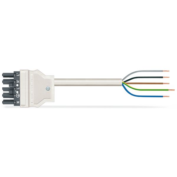 pre-assembled connecting cable Eca Socket/open-ended dark gray image 6
