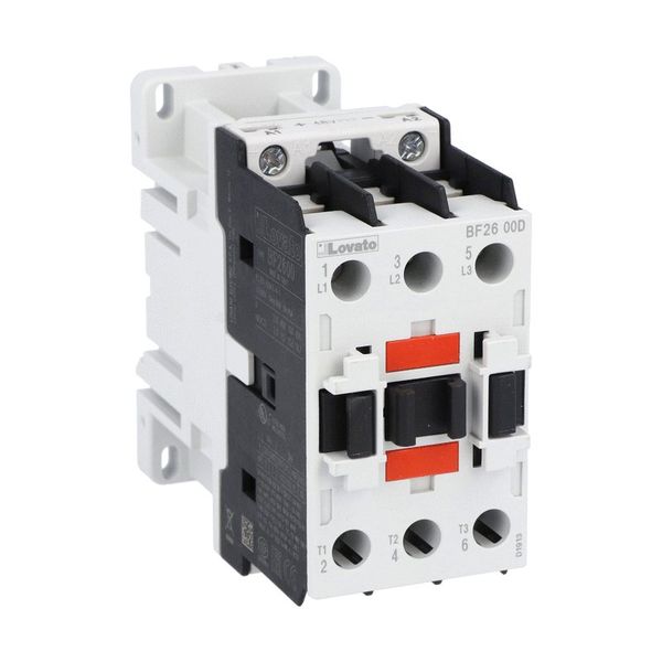Three-pole contactor, IEC operating current Ie (AC3) = 26A, DC coil, 60VDC image 1