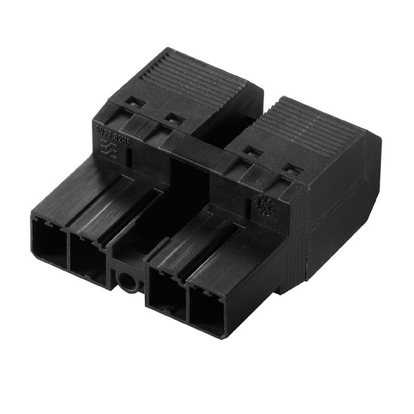 PCB plug-in connector, male plug, 7.62 mm, Number of poles: 5, 180°, PUSH IN without actuator, Tension-clamp connection, Clamping range, max. : 10 mm², Box image 1