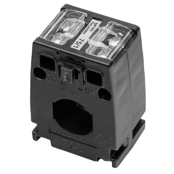 Primary current: 75 A, Secondary current max.: 1 A, Load: 1.5 VA, Tolerance class: 1 image 1