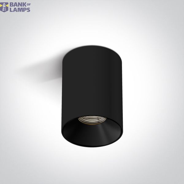 12107R/B/W BLACK 7W WW 230V DIMMABLE image 1