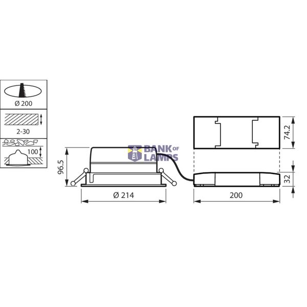 DN570B LED40S/840 WIA-E C WH image 2