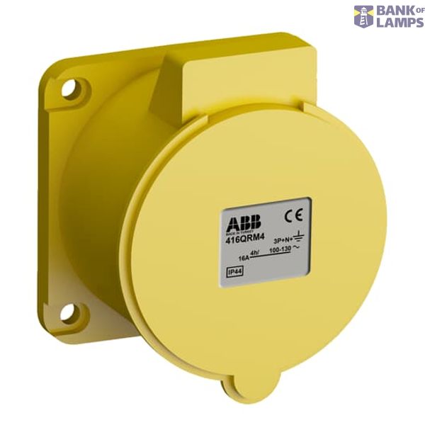 416QRM4 Panel mounted socket image 1