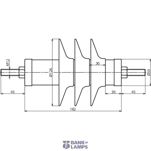 DEHNmid MV arrester Ur: 18kV In: 10kA line disch. class 1 incr. creepa image 2