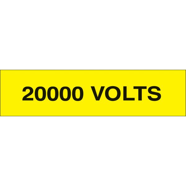 Adhesive label - Dimensions: 250 x 60 mm image 1