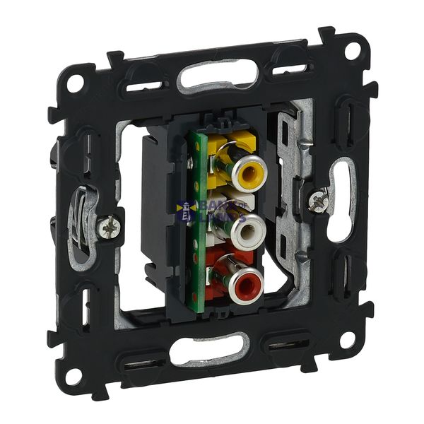 Triple RCA socket valena in'matic image 2