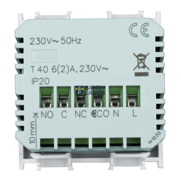 Thermostat, 5-35øC, 6A, 2M, white image 5