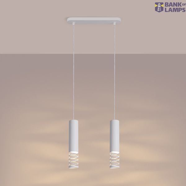 Pendant lamp LAMI 2 white image 2