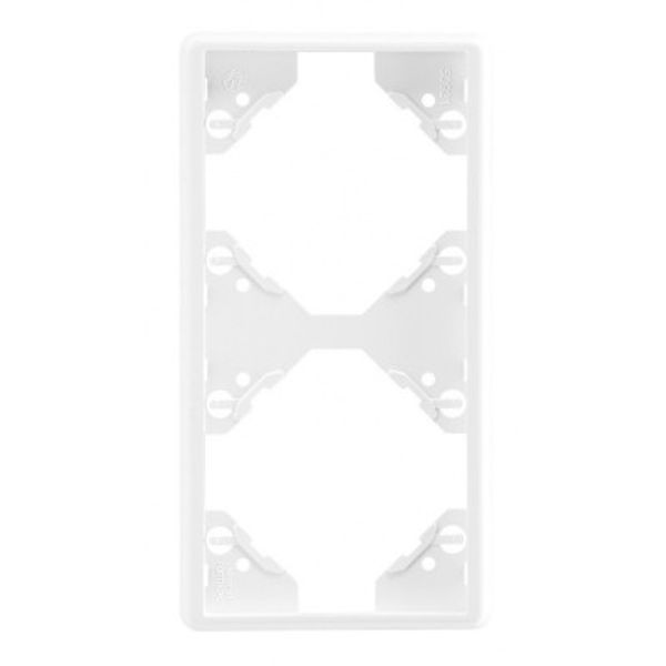 DOUBLE VERTICAL FRAME MATTE WHITE image 1