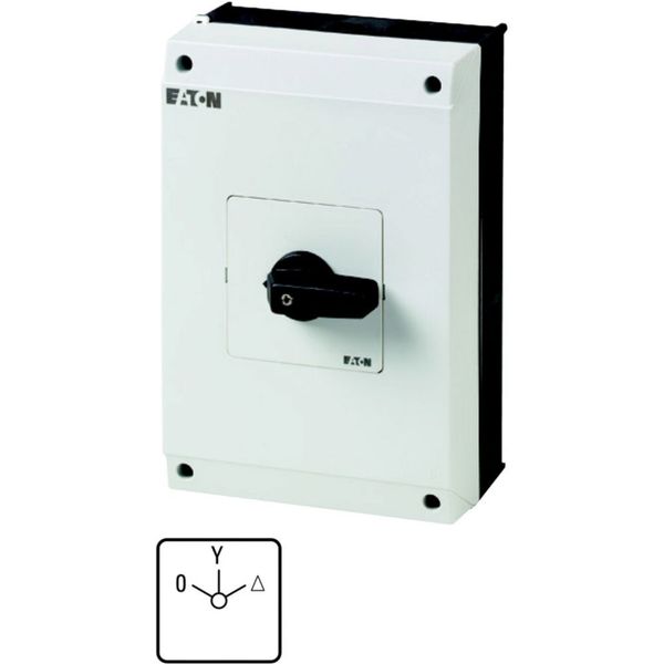 T5B-4-3/I4 Star-delta switches, T5B, 63 A, surface mounting, 4 contact unit(s), Contacts: 8, 60 °, maintained, With 0 (Off) position, 0-Y-D, Design number 3 image 3