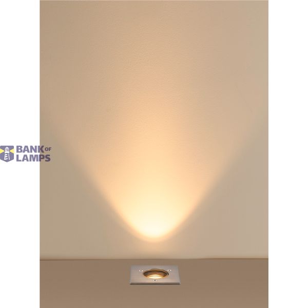 DASAR® S, recessed floor light, square, 4W, 3000K, 24°, IP67, cylindrical, anthracite image 2