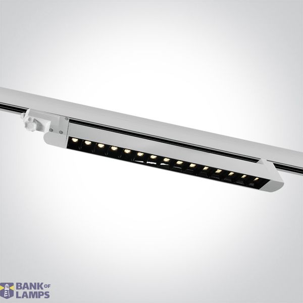 WHITE SMD 15x1W WW TRACK LIGHT ADJUSTABLE 230V image 1