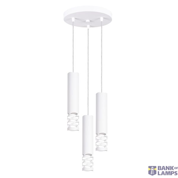 Pendant lamp LIRO 3P white image 1