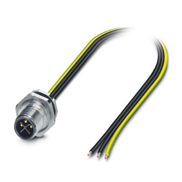 SACC-DSI-M12MSS-3P-M16/0,5 PE - Device connector, rear mounting image 2