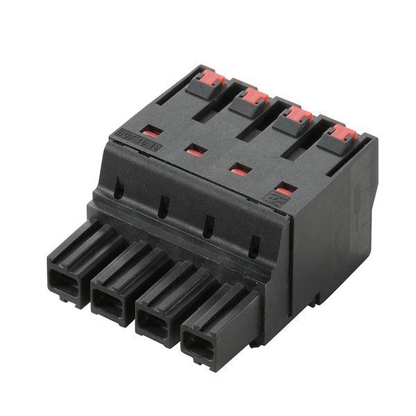 PCB plug-in connector, female plug, 10.16 mm, Number of poles: 4, 180°, PUSH IN with actuator, Clamping range, max. : 16 mm², Box image 1