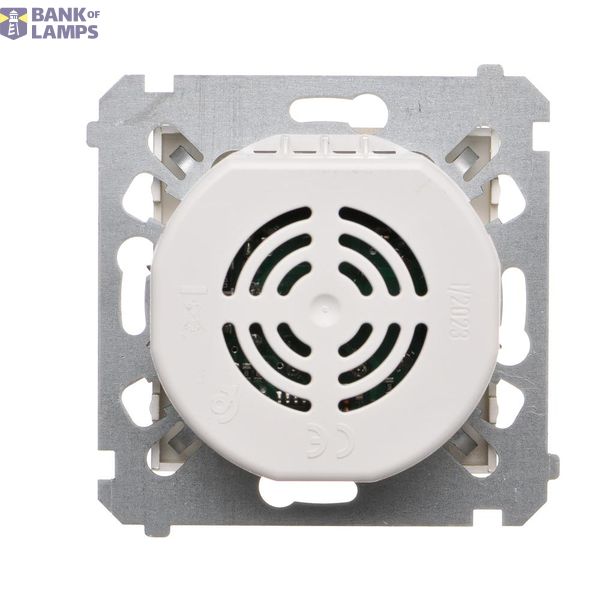 RJ11 single telephone socket, (module), Silver matt, metalic image 1