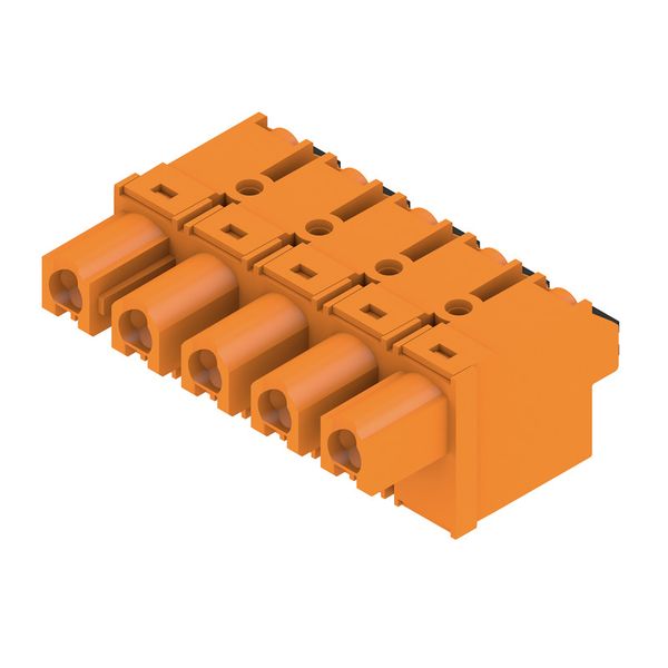 PCB plug-in connector, female plug, 7.62 mm, Number of poles: 5, 180°, PUSH IN with actuator, Clamping range, max. : 2.5 mm², Box image 4