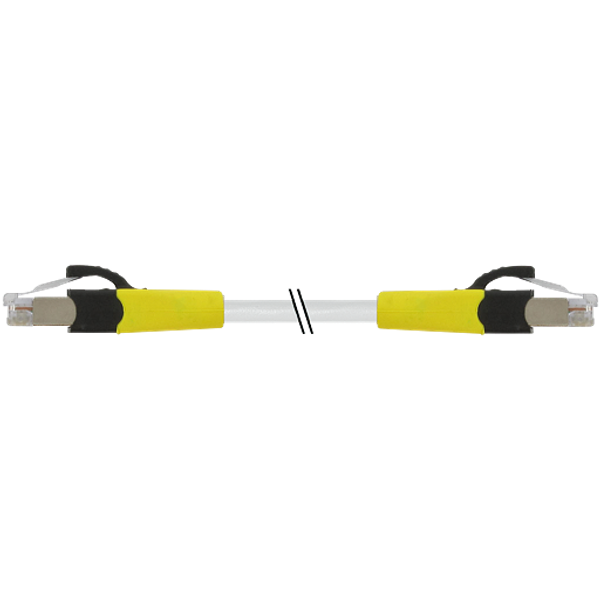 RJ45 male 0° / RJ45 male 0° shielded FRNC/LS0H 4x2xAWG27 gr UL 75m image 1