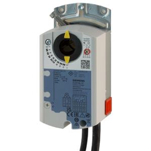GLB146.1E - Rotary air damper actuator, AC/DC 24 V, 2-position/3-position, 10 Nm, 150 s, 2 auxiliary switches image 2