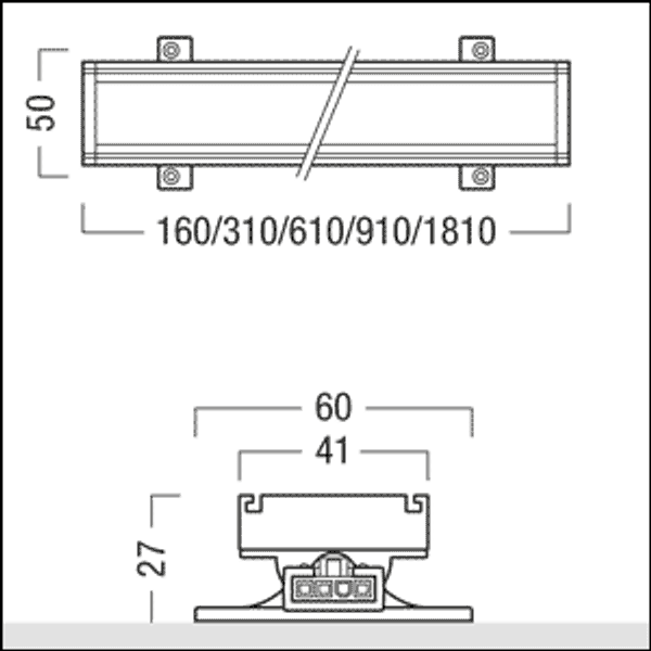 LINELIGHT 400-830 L310 SR IP40 - LED light line image 2